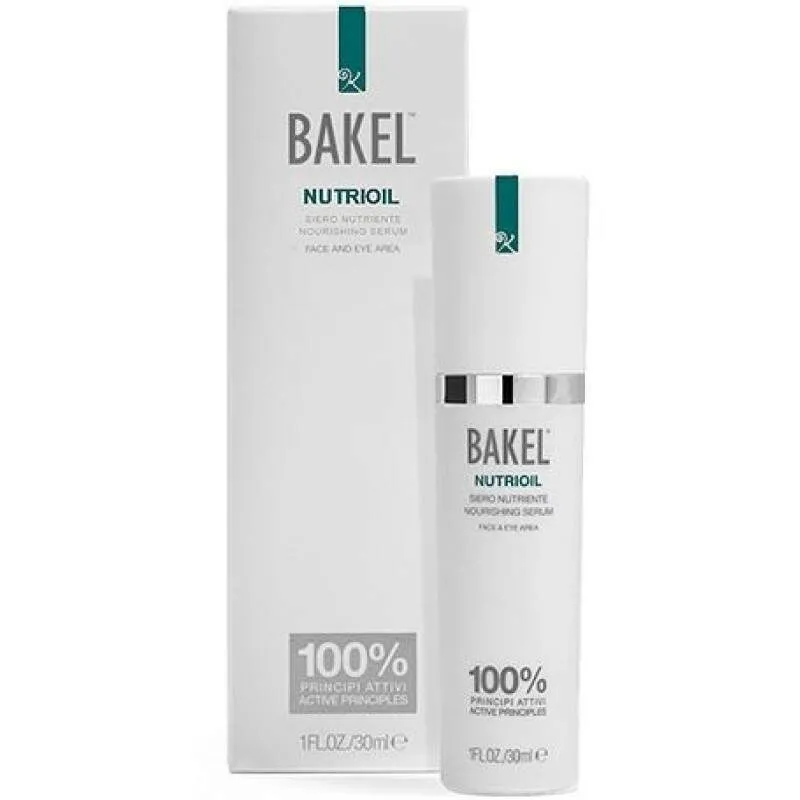 Bakel NutriOil, sérum huileux ultra-nourrissant (visage, yeux, paupière, lèvres, cou et décolleté), 30 ml