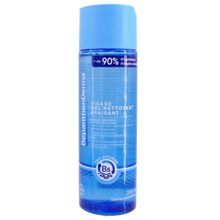 BEPANTHENDERMA GEL NETTOYANT APAISANT VISAGE 200ML