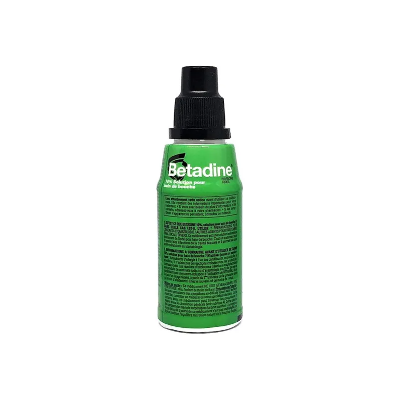 Betadine 10% solution pour bain de bouche 125ml