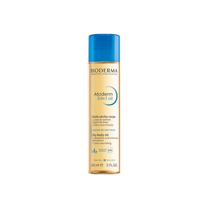 Bioderma Atoderm 2-in-1 Oil huile sèche corps 150ml
