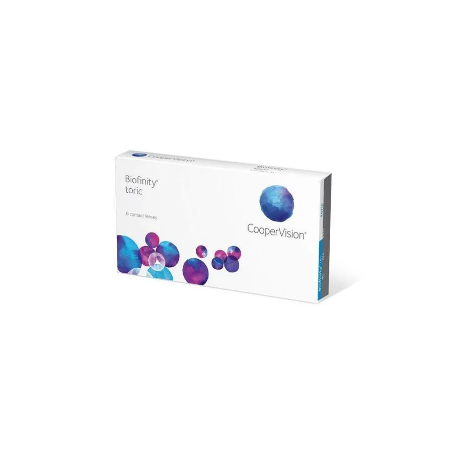 Biofinity Toric Lentilles Mensuelles En Boite De 6 Lentilles