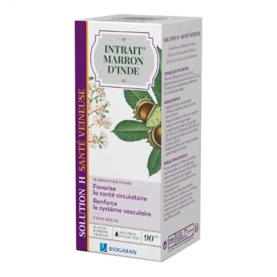 Biogaran Intrait Marron d'Inde solution H - Santé Veineuse 90ml