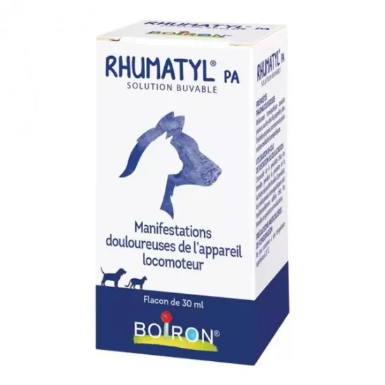 Boiron Rhumatyl solution buvable chiens chats 30ml