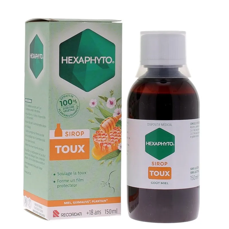 Bouchara Hexaphyto Sirop Toux 150ml