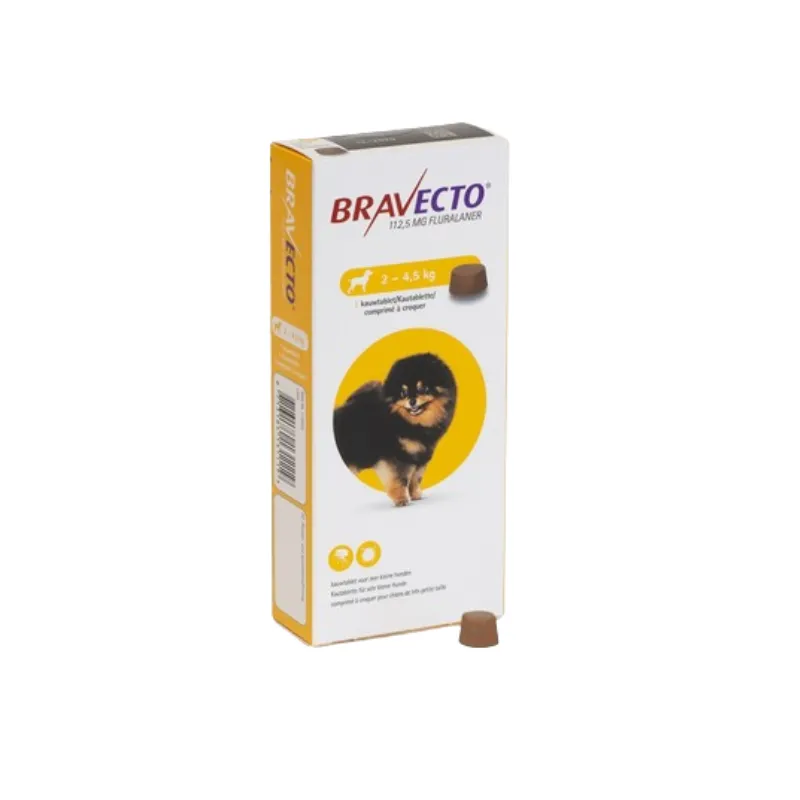 Bravecto Chien 2-4,5 kg  1 comprimé