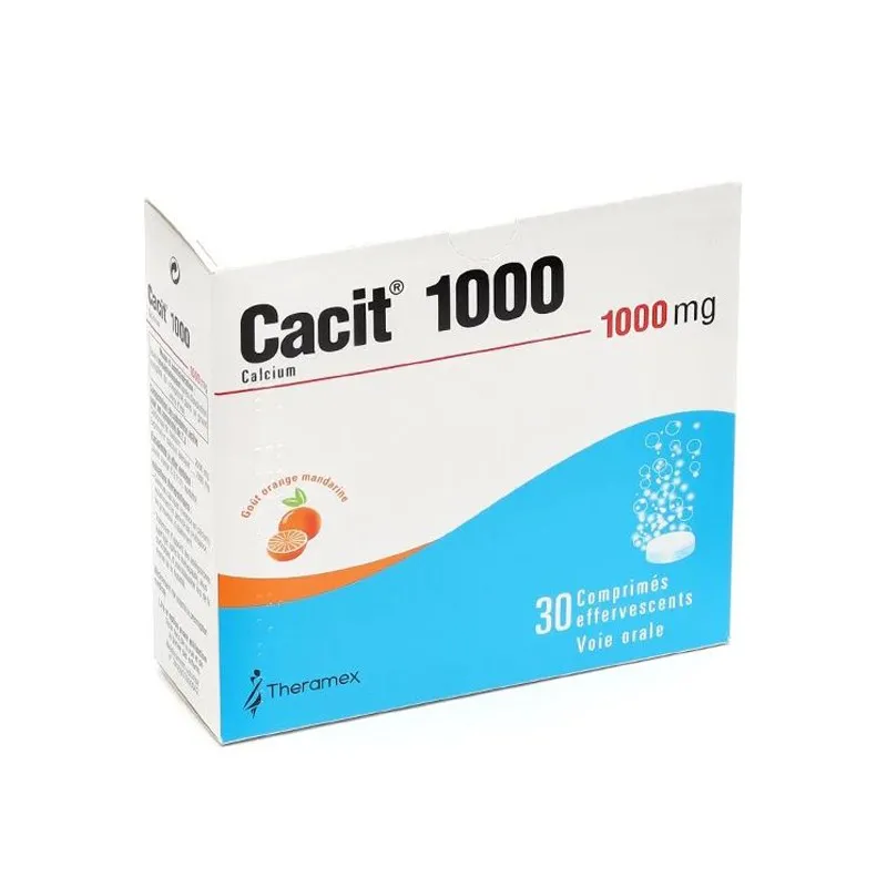 Cacit 1000mg 30 comprimés effervescents