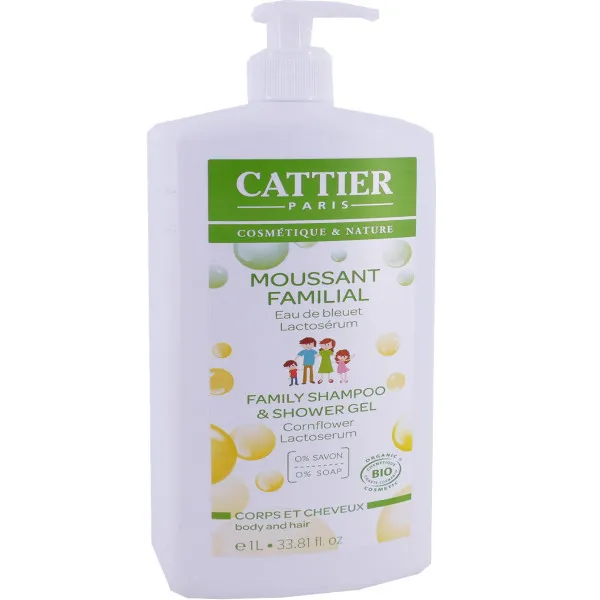 CATTIER MOUSSANT FAMILIAL 1 L CORPS & CHEVEUX