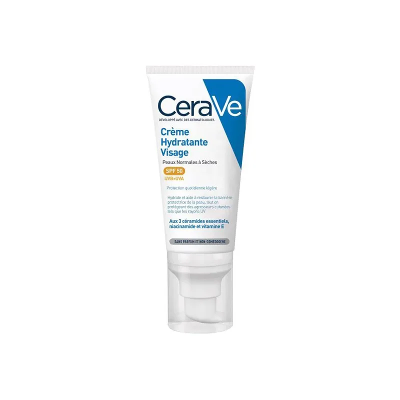 CeraVe crème hydratante visage SPF50 - 52ml