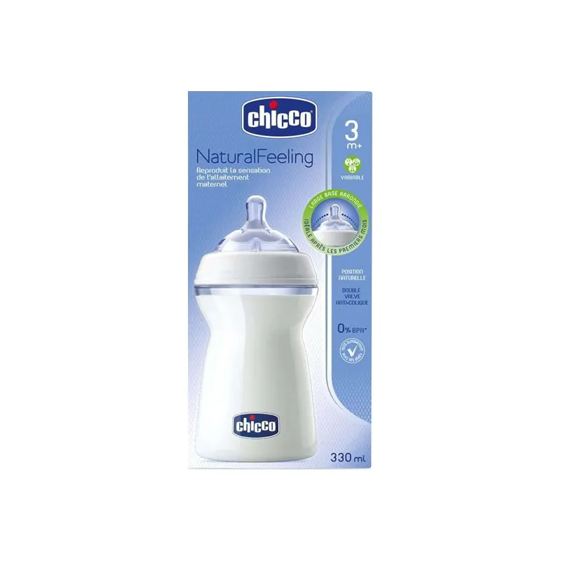 Chicco Biberon Natural Feeling + 3mois 330ml
