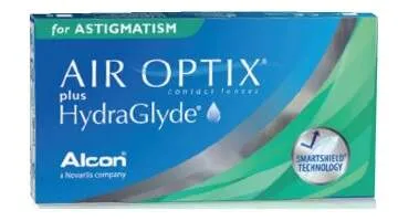 AIR OPTIX PLUS HYDRAGLYDE FOR ASTIGMATISM BOITE DE 6 LENTILLES