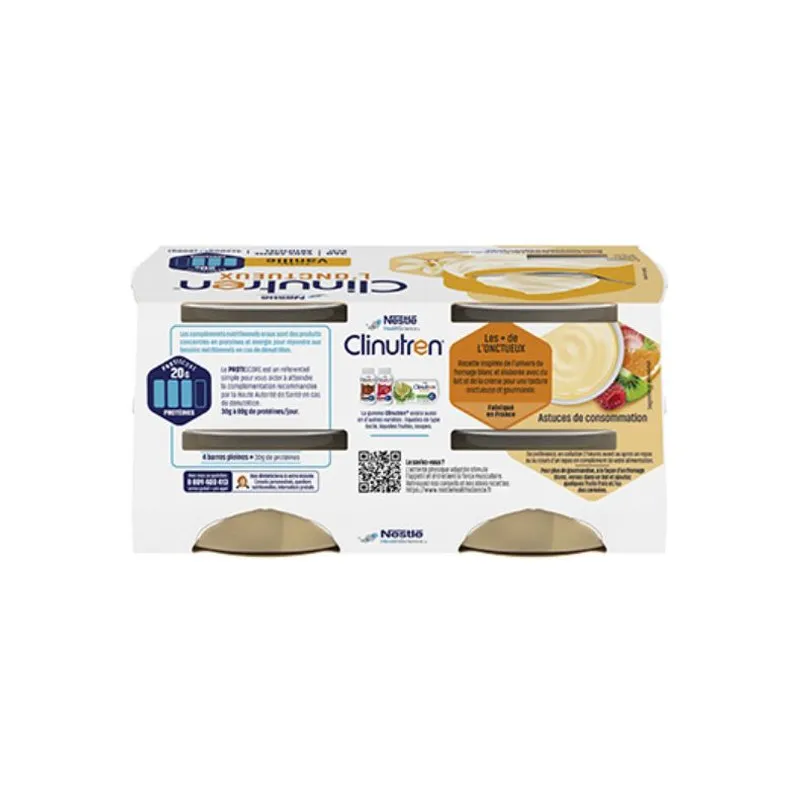 Clinutren L'Onctueux citron lot de 4 x 200gr
