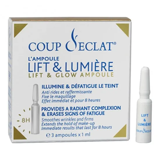 Coup d'Éclat ampoules Lift & Lumière boîte de 3 ampoules