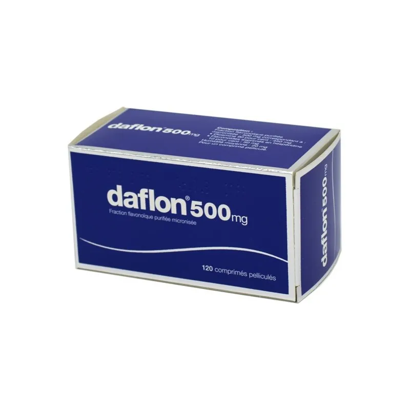 Daflon 500mg 120 comprimés pelliculés