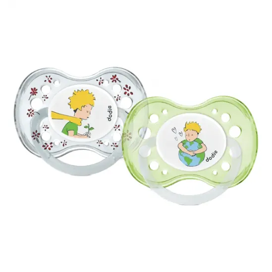 Dodie 2 sucettes anatomiques Le Petit Prince terre dès 18 mois