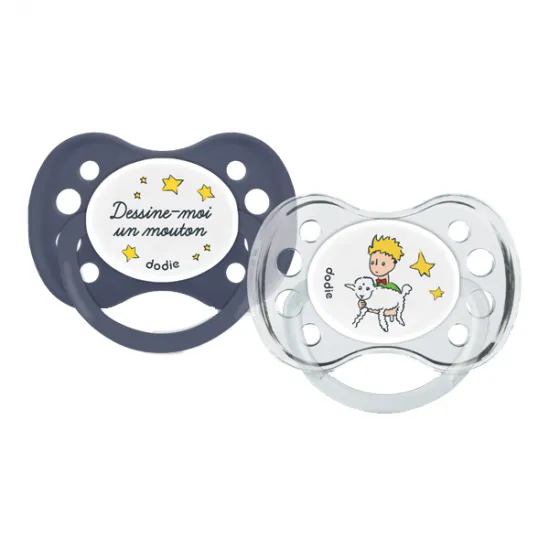 Dodie duo sucettes anatomiques Le Petit Prince Mouton dès 6 mois