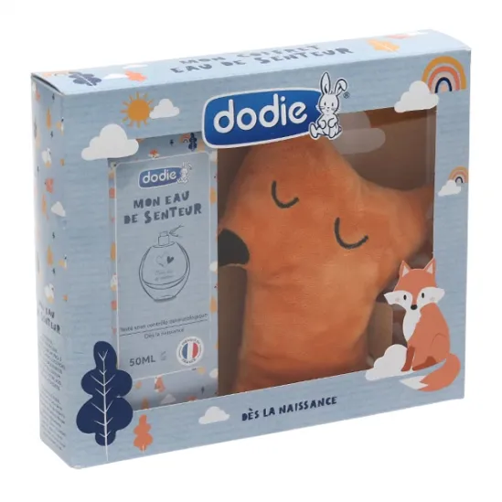 Dodie Mon Eau de Senteur coffret avec doudou Renard
