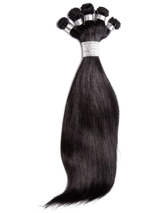 100% Natural Brazilian "Straight" Human Hair Handmade A 100g Straight Color: Natural