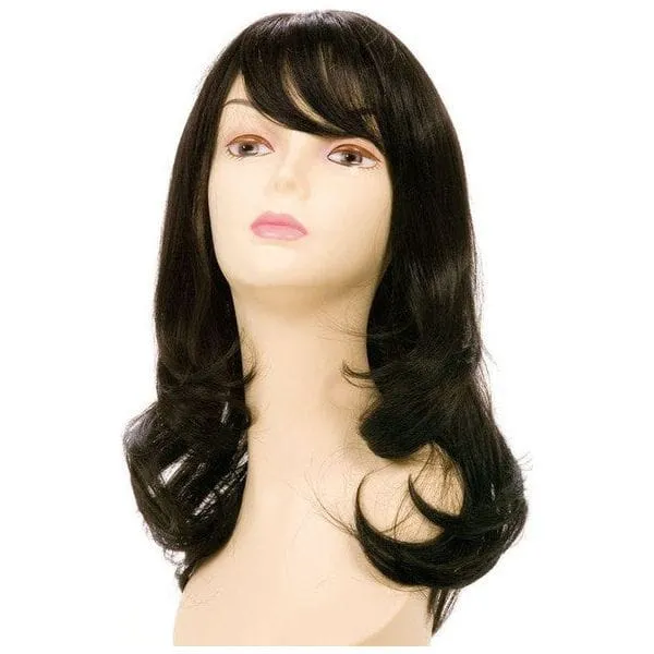 Wig T 300 Synthetic Hair, Synthetic Hair Wig, Color:1B