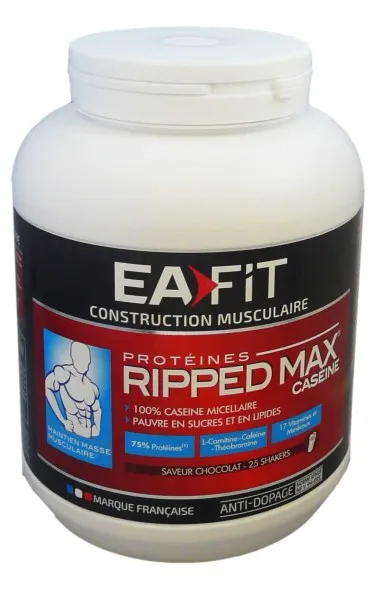 EAFIT RIPPED MAX CASEINE SAVEUR CHOCOLAT 750G