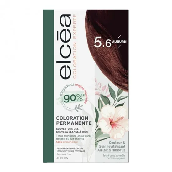 Elcéa Coloration experte permanente kit auburn 5.6