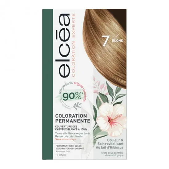 Elcéa Coloration experte permanente kit blond 7