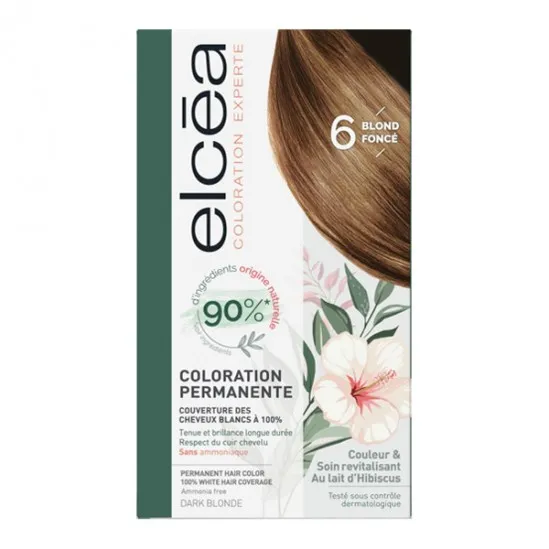Elcéa Coloration experte permanente kit blond foncé 6