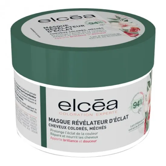 Elcéa Masque révélateur d'éclat cheveux colorés 200ml