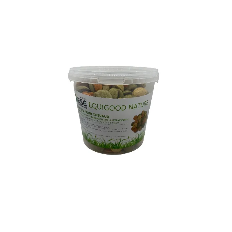 Equigood Nature Friandises Chevaux Esc laboratoire 1kg