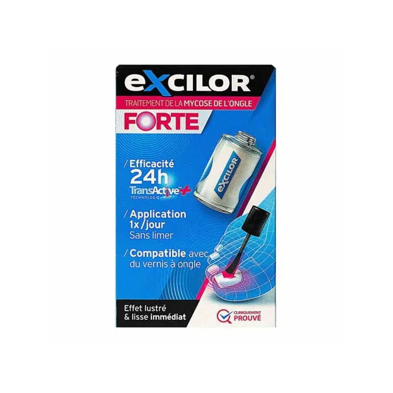 Excilor Forte traitement de la mycose de l'ongle 30ml