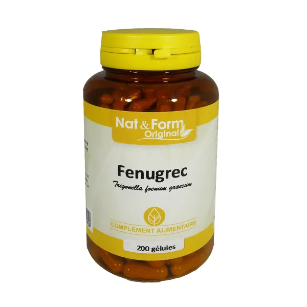 NAT & FORM FENUGREC 200 GELULES