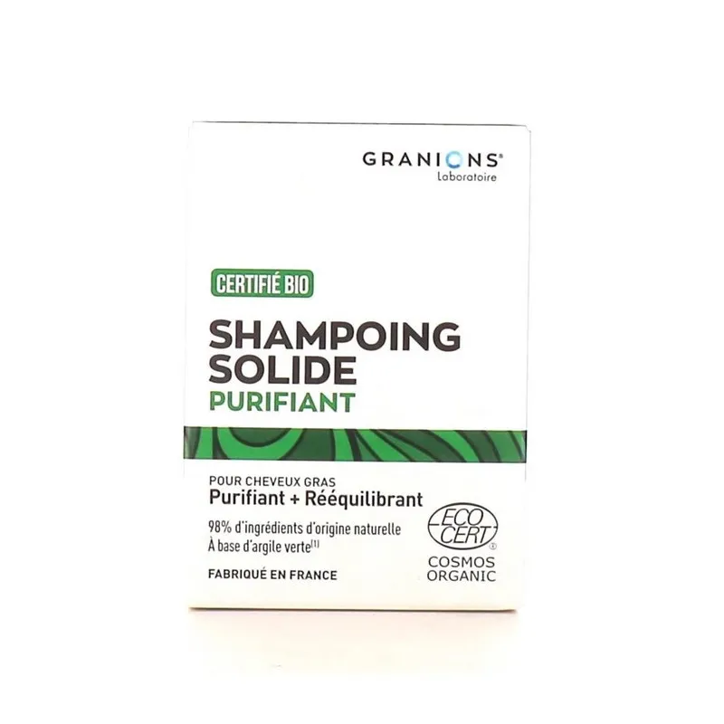 Granions Shampoing Solide Purifiant Bio 80g