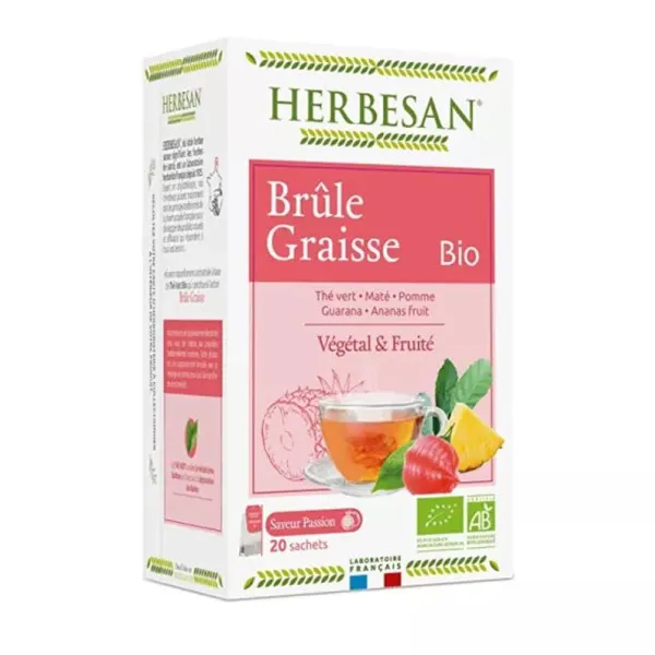 HERBESAN INFUSION BIO BRULE GRAISSE 20 SACHETS