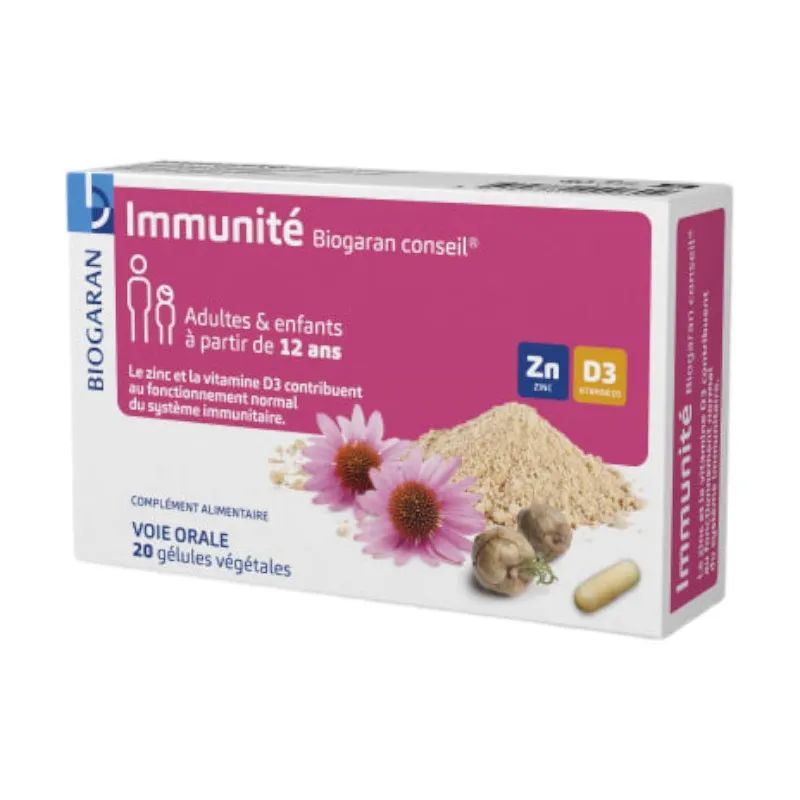 Immunité Biogaran Conseil -  20 Gélules