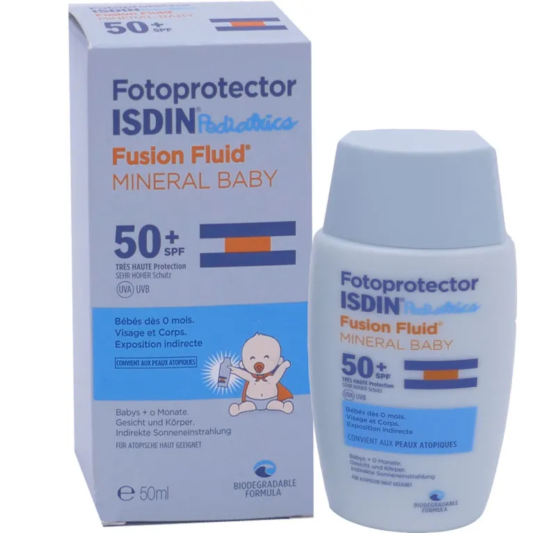 ISDIN PEDIATRICS FUSION FLUID MINERAL BABY SPF 50+ 50 ML