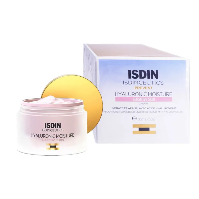 ISDIN HYALURONIC MOISTURE CREME HYDRATANTE PEAUX SENSIBLES 50G