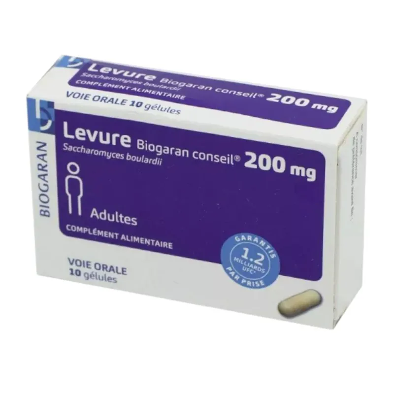 Levure Biogaran Conseil 200 mg - 10 Gélules