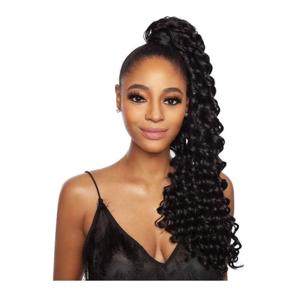 Mega Brazilian Ponytail Closure Human WANDER CURL 22"