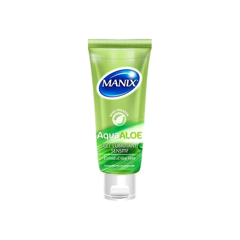 Manix AquaAloe gel lubrifiant tube 80ml