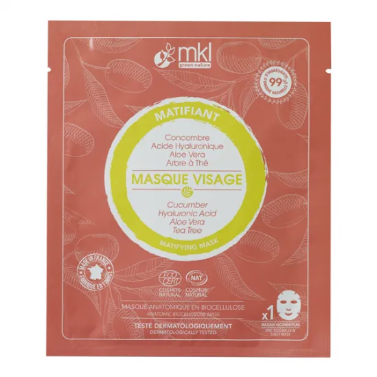 MKL Green Nature masque visage matifiant