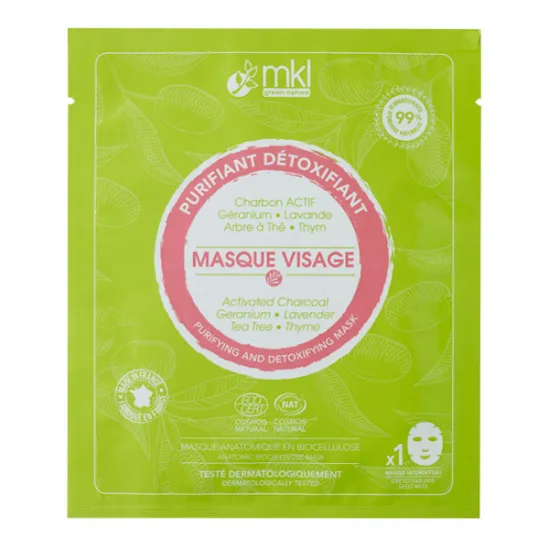 MKL Green Nature masque visage purifiant détoxifiant