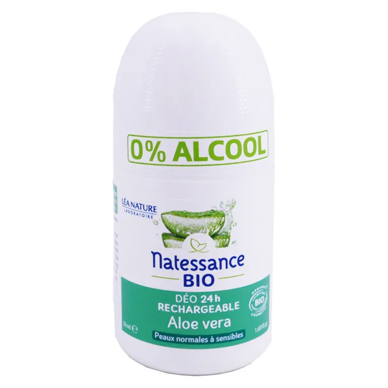 NATESSANCE BIO DEO 24H RECHARGEABLE ALOE VERA 50ML