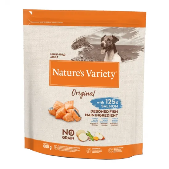 Nature´s Variety Original mini saumon pour chien adulte 600gr