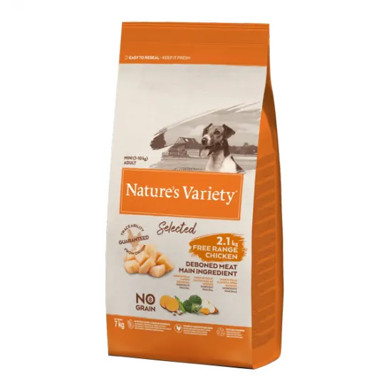 Nature´s Variety Selected mini poulet pour chien adulte 7kg