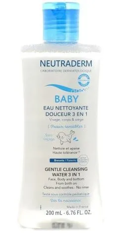 NEUTRADERM BABY EAU NETTOYANTE 200 ML