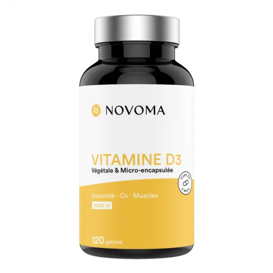 Novoma vitamine D3 120 gélules