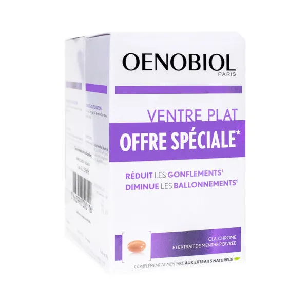 OENOBIOL FEMME 45+ VENTRE PLAT 2x60 CAPSULES