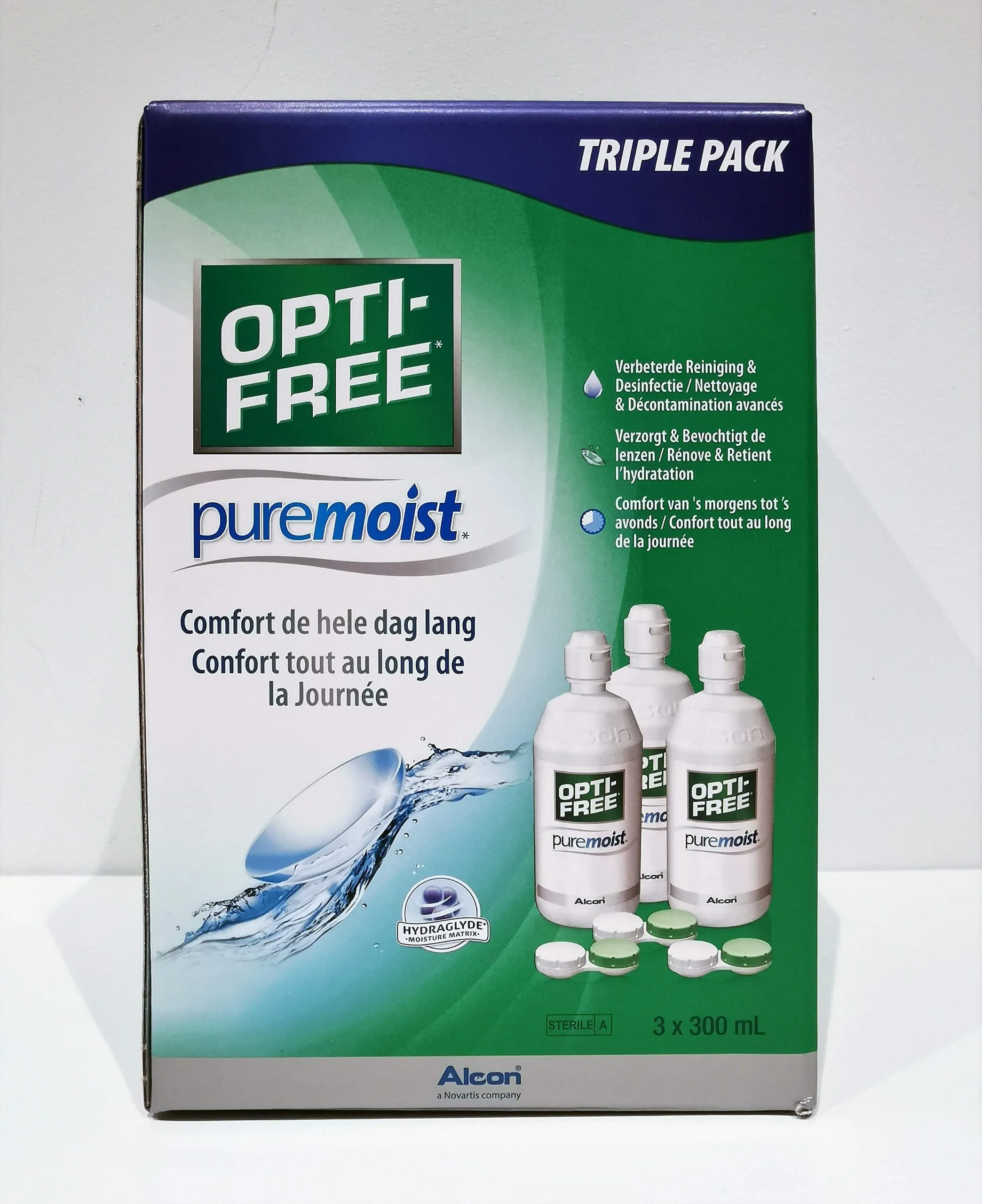 OPTI FREE Pure Moist Pack 3x300ml