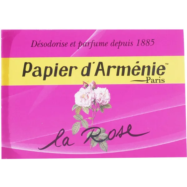 PAPIER D’ARMÉNIE LA ROSE