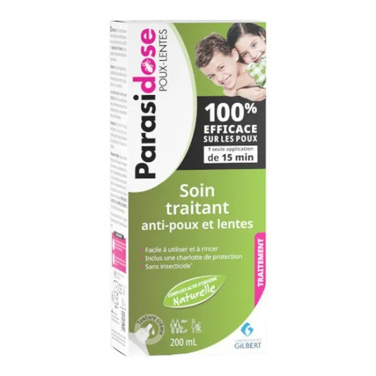 Parasidose poux-lentes soin traitant 200ml