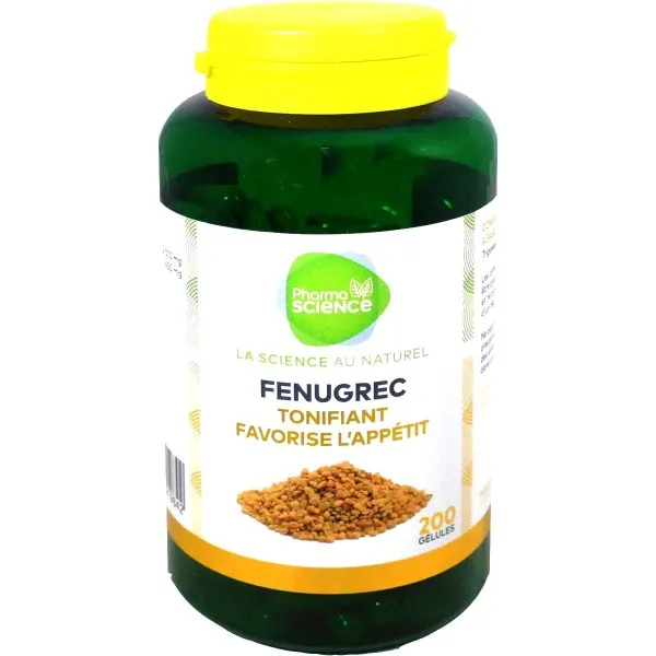 PHARMASCIENCE FENUGREC 200 GELULES